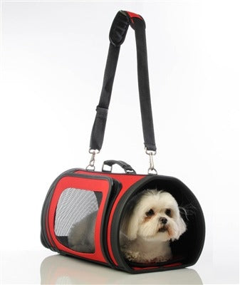 Petote Kelle Bag Airline Approved Dog Carrier - Red