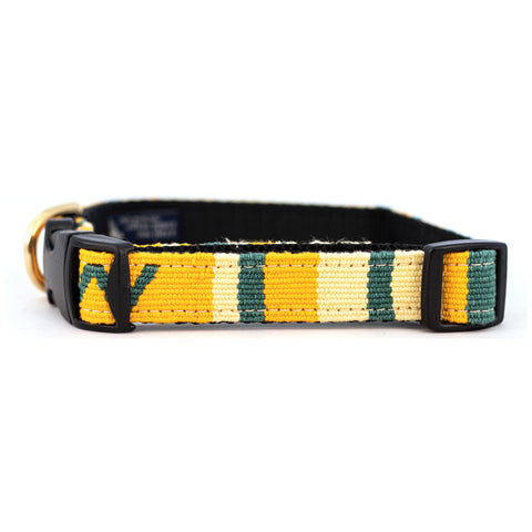 A Tail We Could Wag Handmade Cotton Weave Dog Collar - Sun Valley (Day)