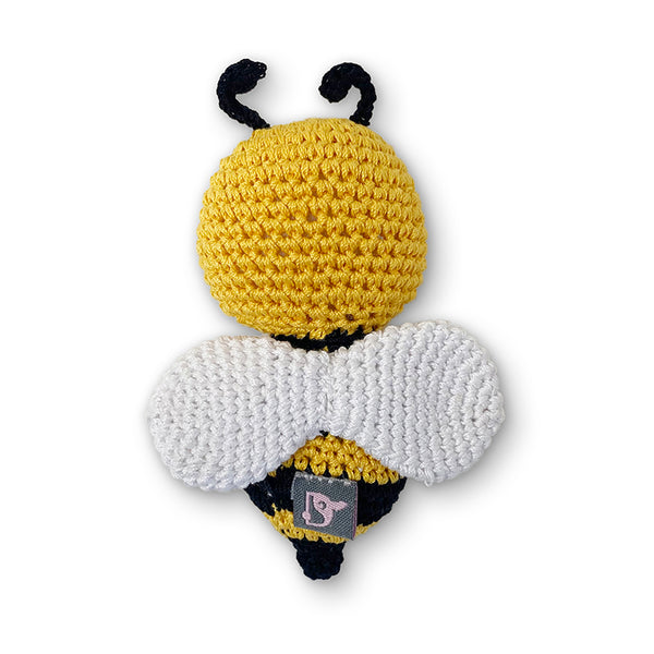 Busy Bee Crochet Dog Toy with Squeaker