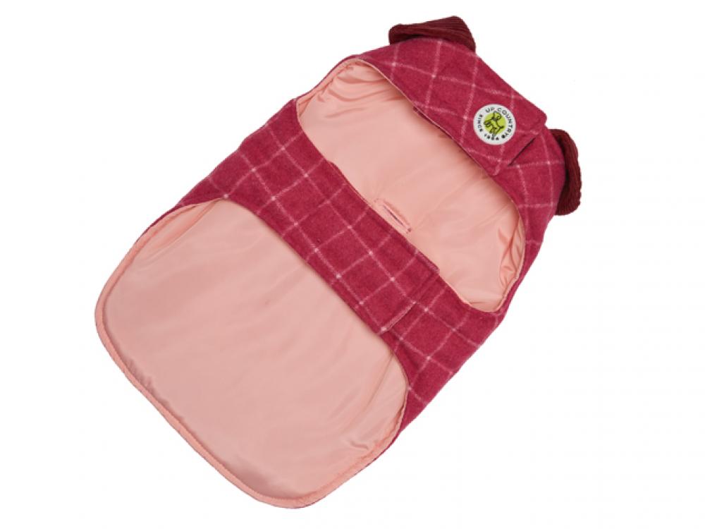 Up Country Pink Tweed Dog Coat PupLife Dog Supplies
