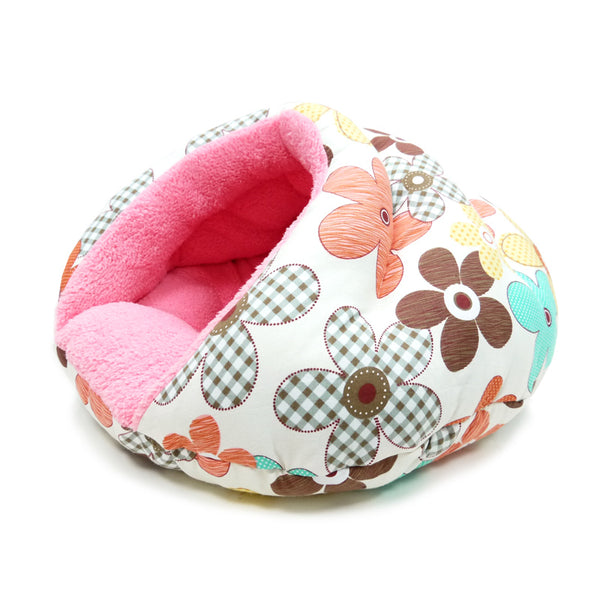 Burger Bed Small Dog Snuggle Bed - Color Flower
