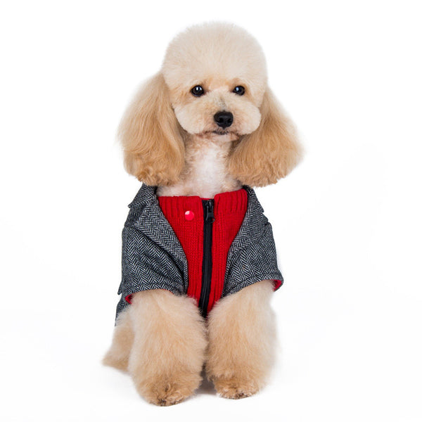 Tweed Blazer Dog Coat