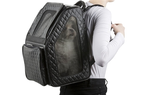 Petote Rio Dog Carrier On Wheels - Black