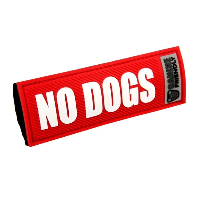 Bark Notes Slide-On Dog Safety Badges - No Dogs