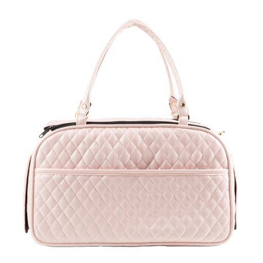 Petote Marlee 2 Dog Carrier - Pink Quilted