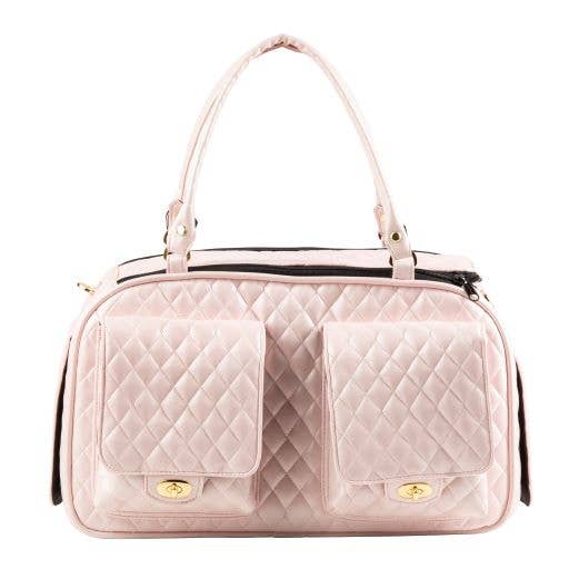 Petote Marlee 2 Dog Carrier - Pink Quilted