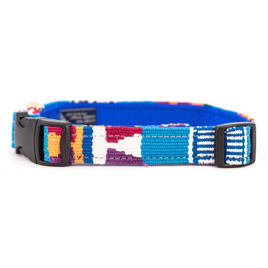 A Tail We Could Wag Handmade Cotton Weave Dog Collar - Antiqua