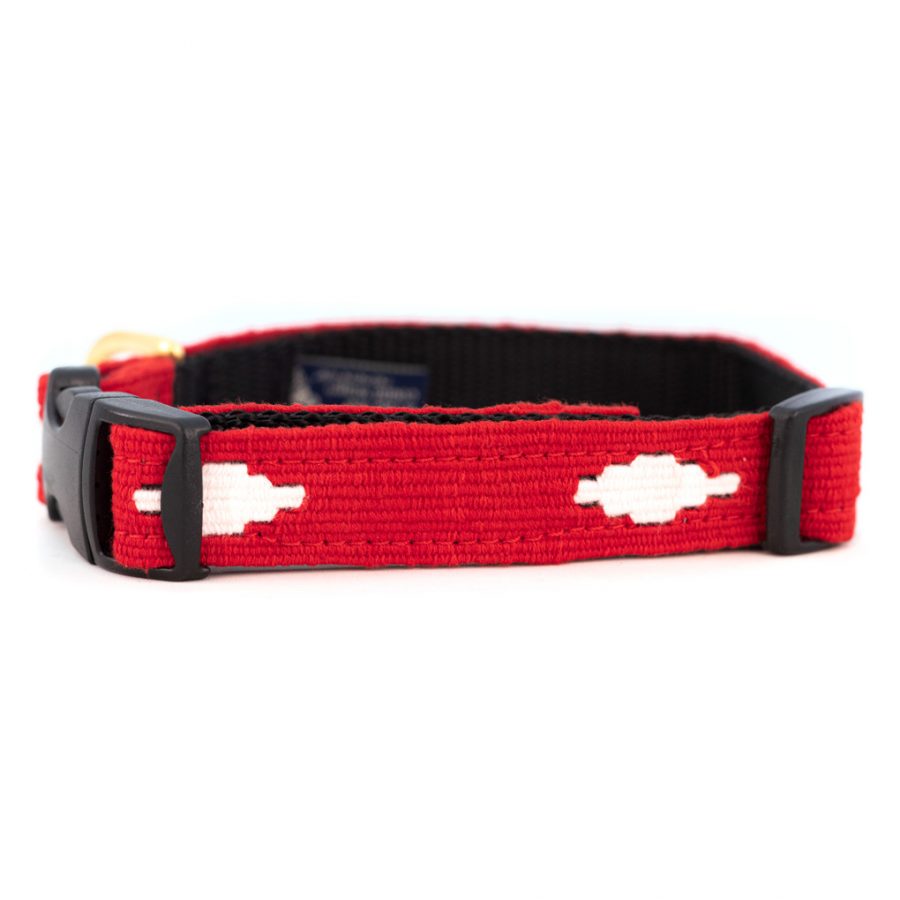 A Tail We Could Wag Handmade Cotton Weave Dog Collar - Diamonds