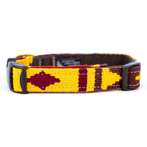 A Tail We Could Wag Handmade Cotton Weave Dog Collar - Seasons (Autumn)