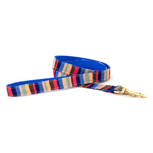 A Tail We Could Wag Handmade Cotton Weave Dog Leash - At The Beach (Nantucket)