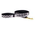 A Tail We Could Wag Handmade Cotton Weave Dog Leash - Slate Gray
