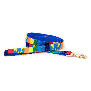 A Tail We Could Wag Handmade Cotton Weave Dog Leash - Fiesta