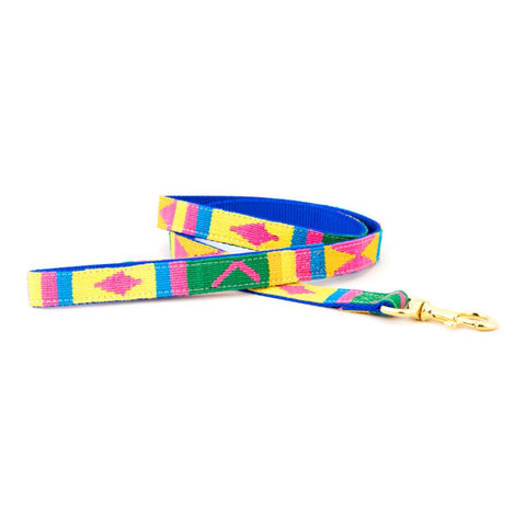 A Tail We Could Wag Handmade Cotton Weave Dog Leash - Seasons Spring