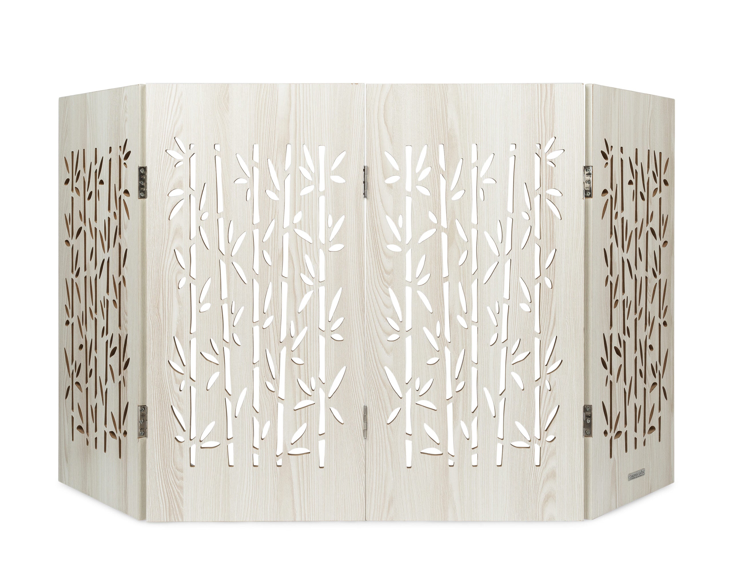 Freestanding Indoor Dog Gate - Aspen Bamboo