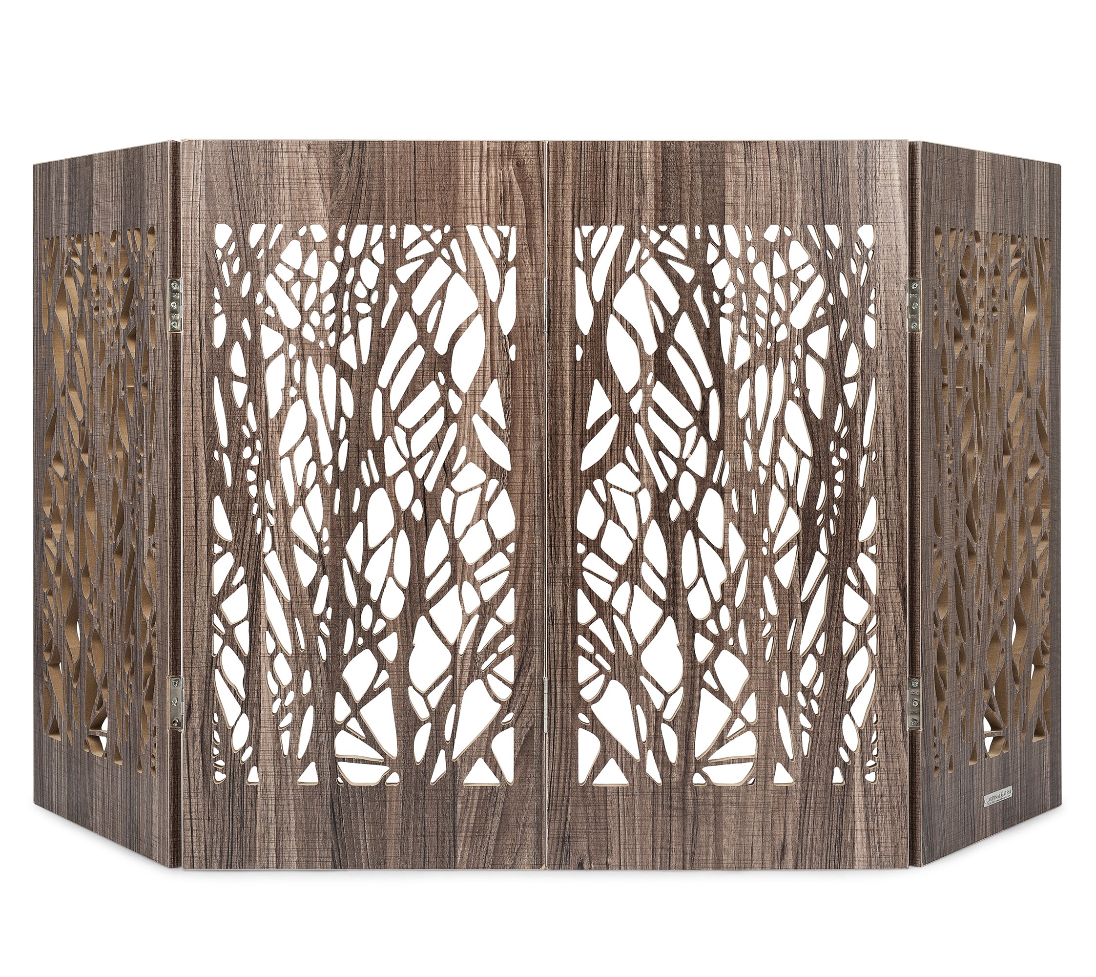 Freestanding Indoor Dog Gate - Barnwood Branches