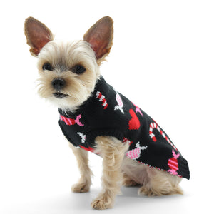 Candy Cane & Candy Dog Sweater