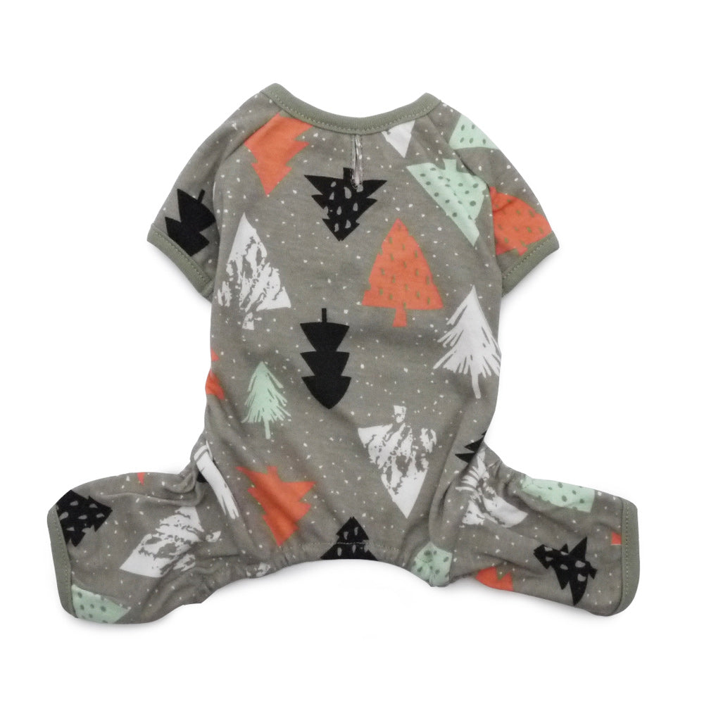 Comfy Pet Pajamas - Winter Forest (Pine)