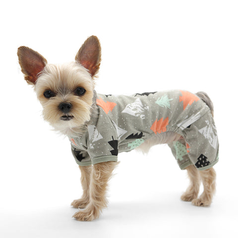 Comfy Pet Pajamas - Winter Forest (Pine)