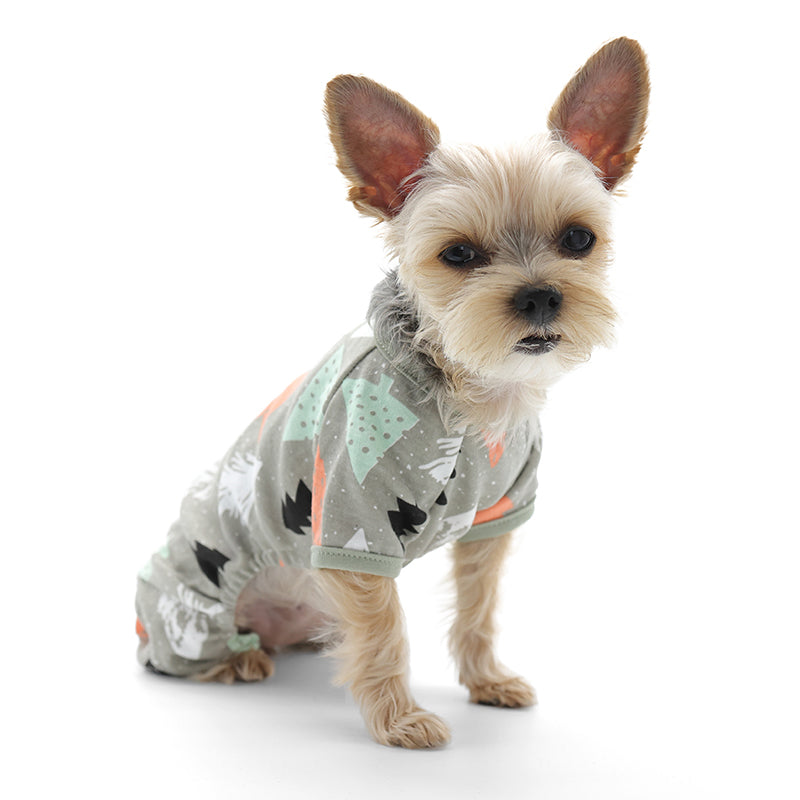 Comfy Pet Pajamas - Winter Forest (Pine)