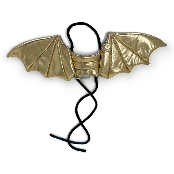 Dragon Wings Dog Halloween Costume - Gold