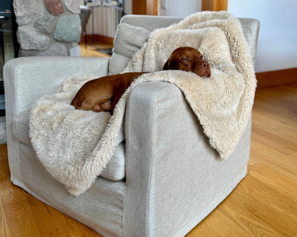 Dog Blankets - Reversible Soft Faux Fur