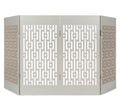 Freestanding Indoor Dog Gate - Gray Geometric
