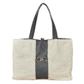 Carry-All Dog Carrier - Ivory Sheepskin Faux Fur