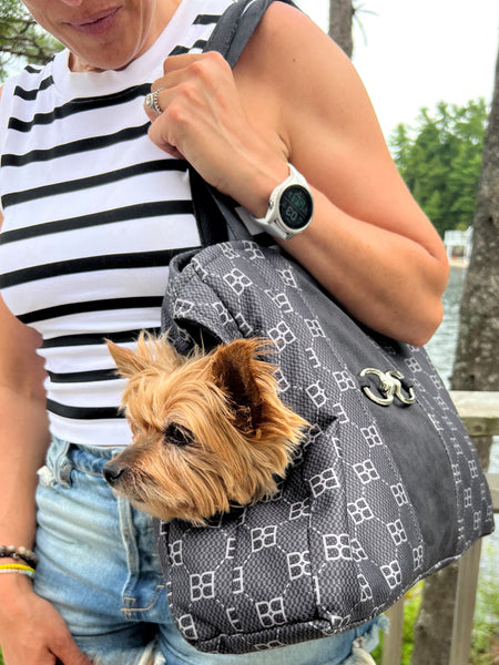 Bowsers Carry-All Dog Carrier - Signature Noir
