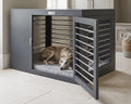 Bowsers Moderno Luxury Dog Crate - Gray