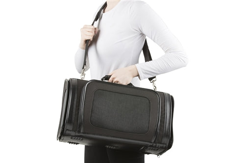 Petote Kelle Bag Airline Approved Dog Carrier - Black