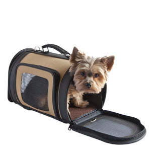 Petote Kelle Bag Airline Approved Dog Carrier - Khaki