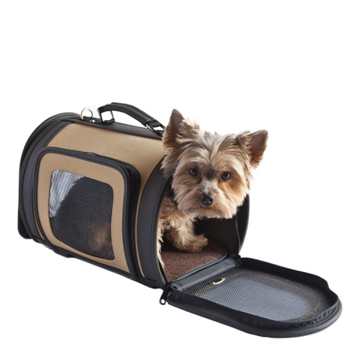 Petote Kelle Bag Airline Approved Dog Carrier - Khaki – PupLife