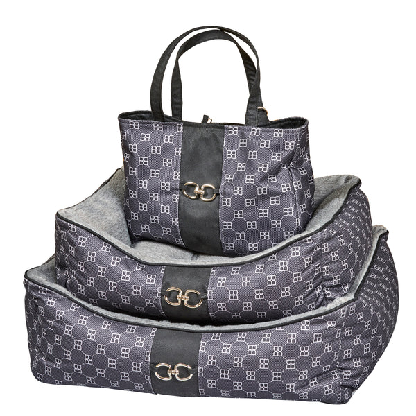 Bowsers Carry-All Dog Carrier - Signature Noir