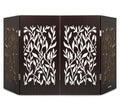 Freestanding Indoor Dog Gate - Walnut Vines