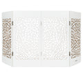 Freestanding Indoor Dog Gate - White Starburst