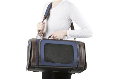 Petote Kelle Bag Airline Approved Dog Carrier - Navy Blue