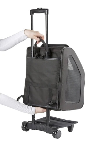 Petote Rio Dog Carrier On Wheels - Khaki