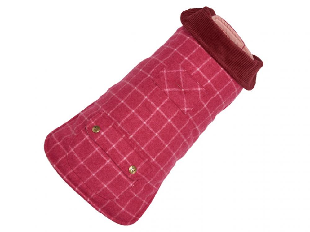 Up Country Tweed Dog Coat - Pink