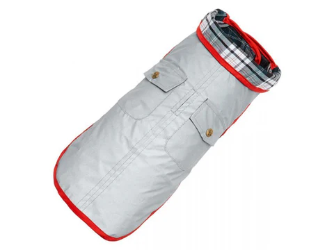 Up Country Reflective Dog Jacket – Gray