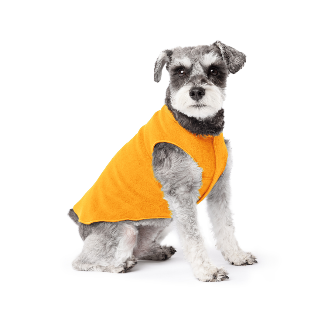 Gold Paw Stretch Fleece Dog Coat - Cheddar