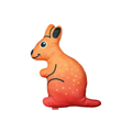 Red Dingo Durables Plush Dog Toy - Kangaroo