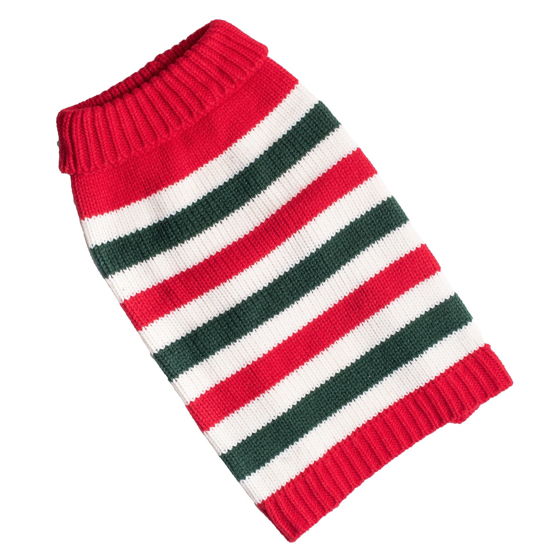 Up Country Yule Tide Stripe Dog Sweater