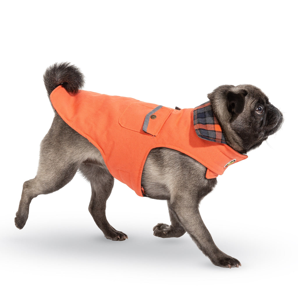 Up Country Orange Field Coat For Dogs