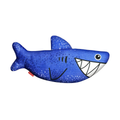 Red Dingo Durables Plush Dog Toy - Shark