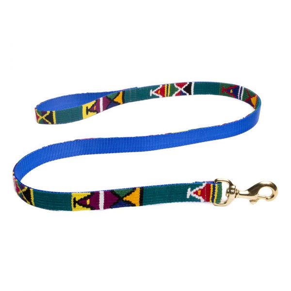 A Tail We Could Wag Handmade Cotton Weave Dog Leash - Moab Juniper