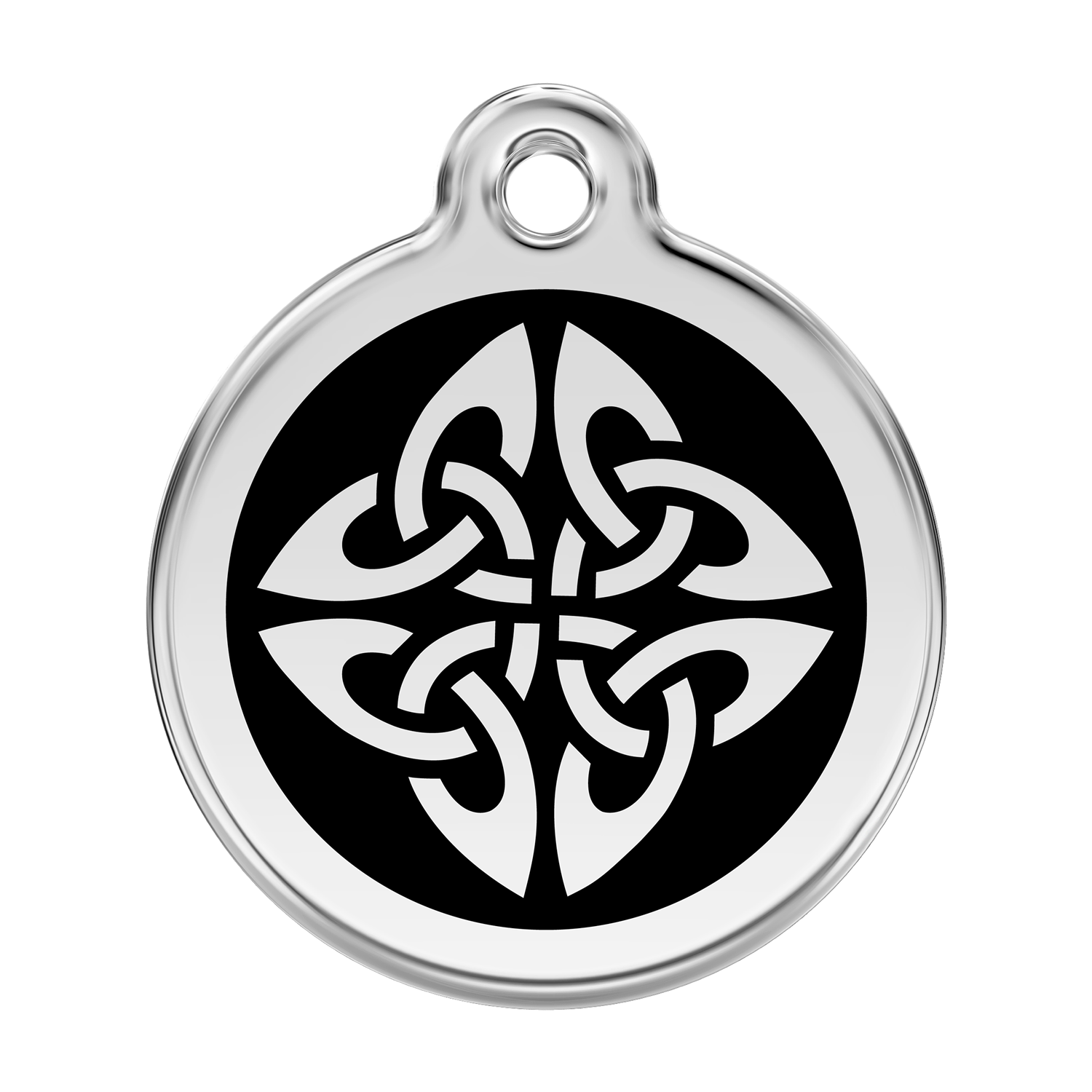 Red Dingo Stainless Steel & Enamel Tribal Arrows Dog ID Tag