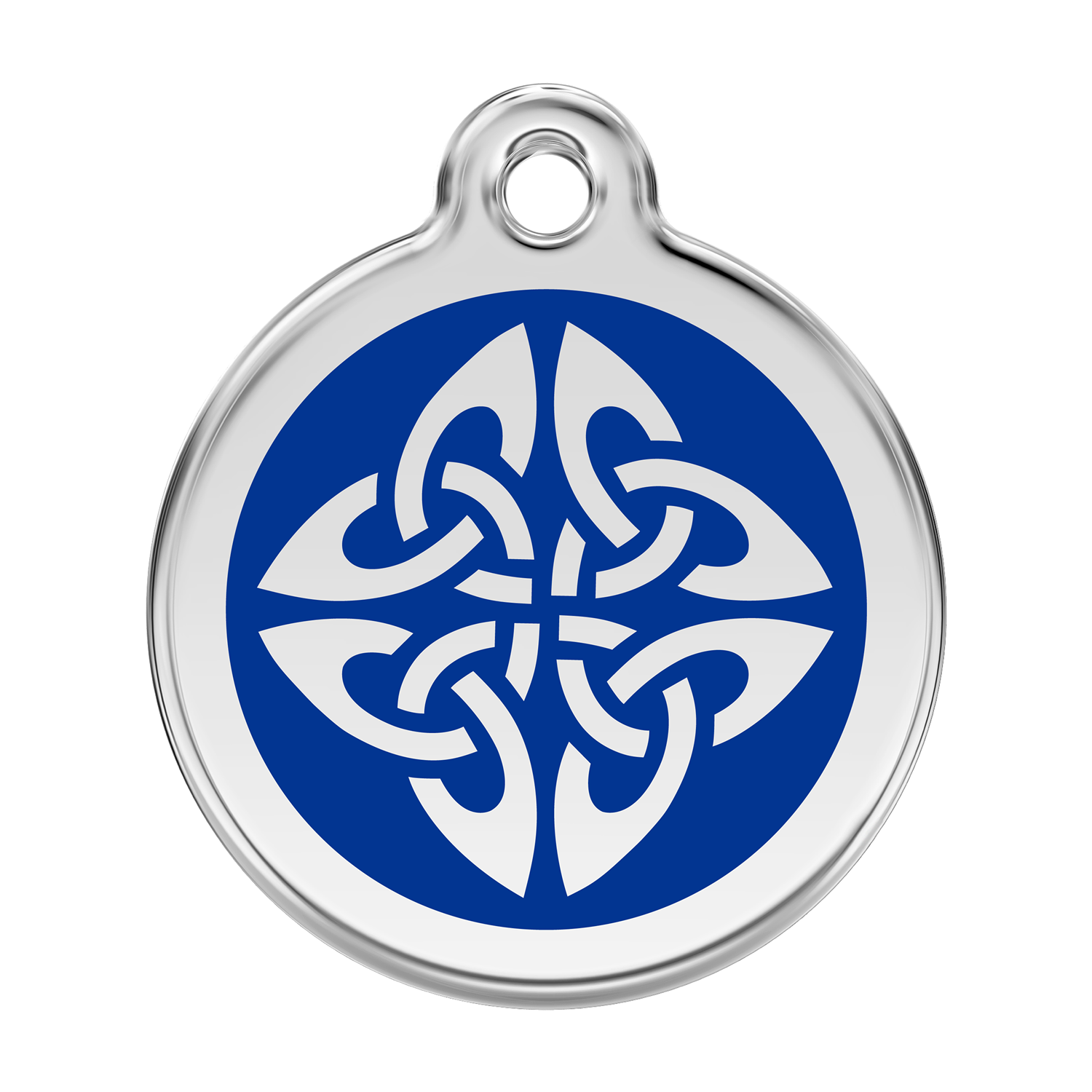 Red Dingo Stainless Steel & Enamel Tribal Arrows Dog ID Tag