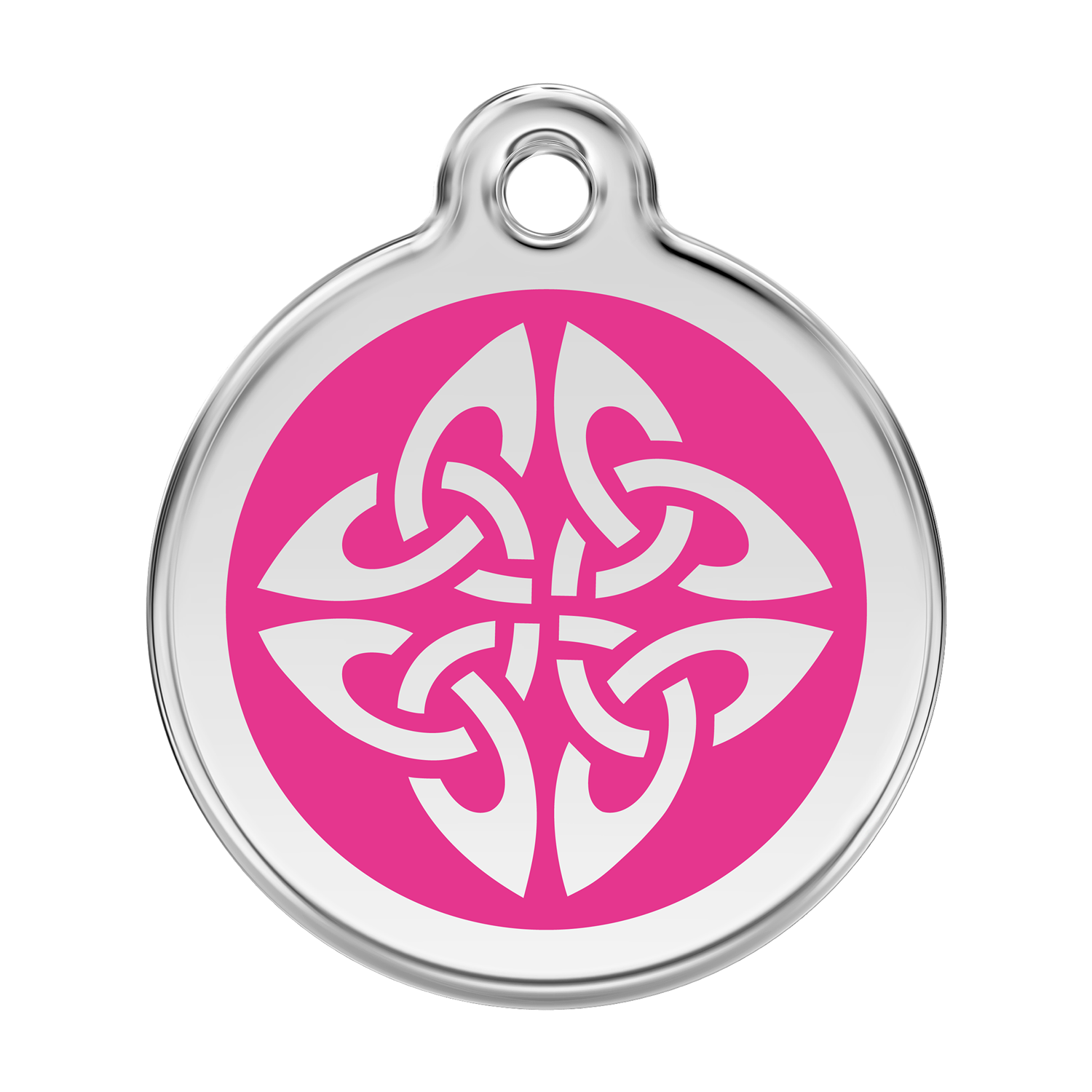 Red Dingo Stainless Steel & Enamel Tribal Arrows Dog ID Tag