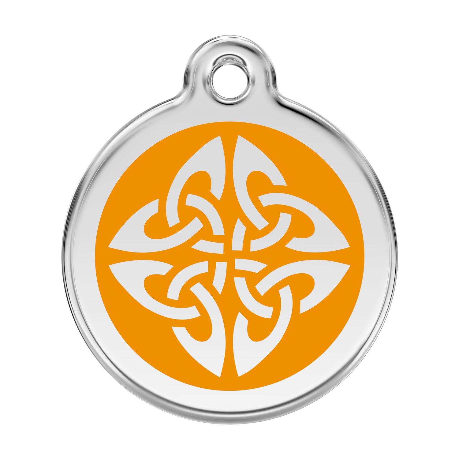 Red Dingo Stainless Steel & Enamel Tribal Arrows Dog ID Tag