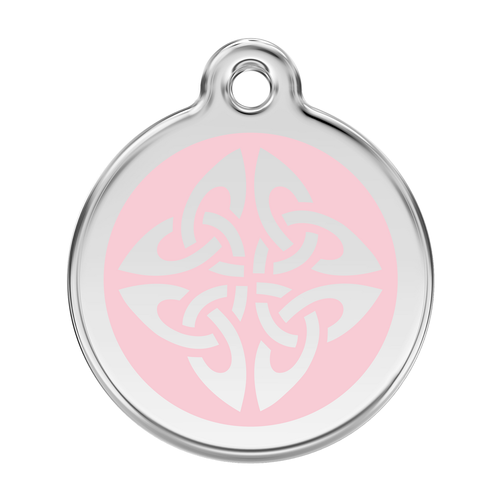 Red Dingo Stainless Steel & Enamel Tribal Arrows Dog ID Tag